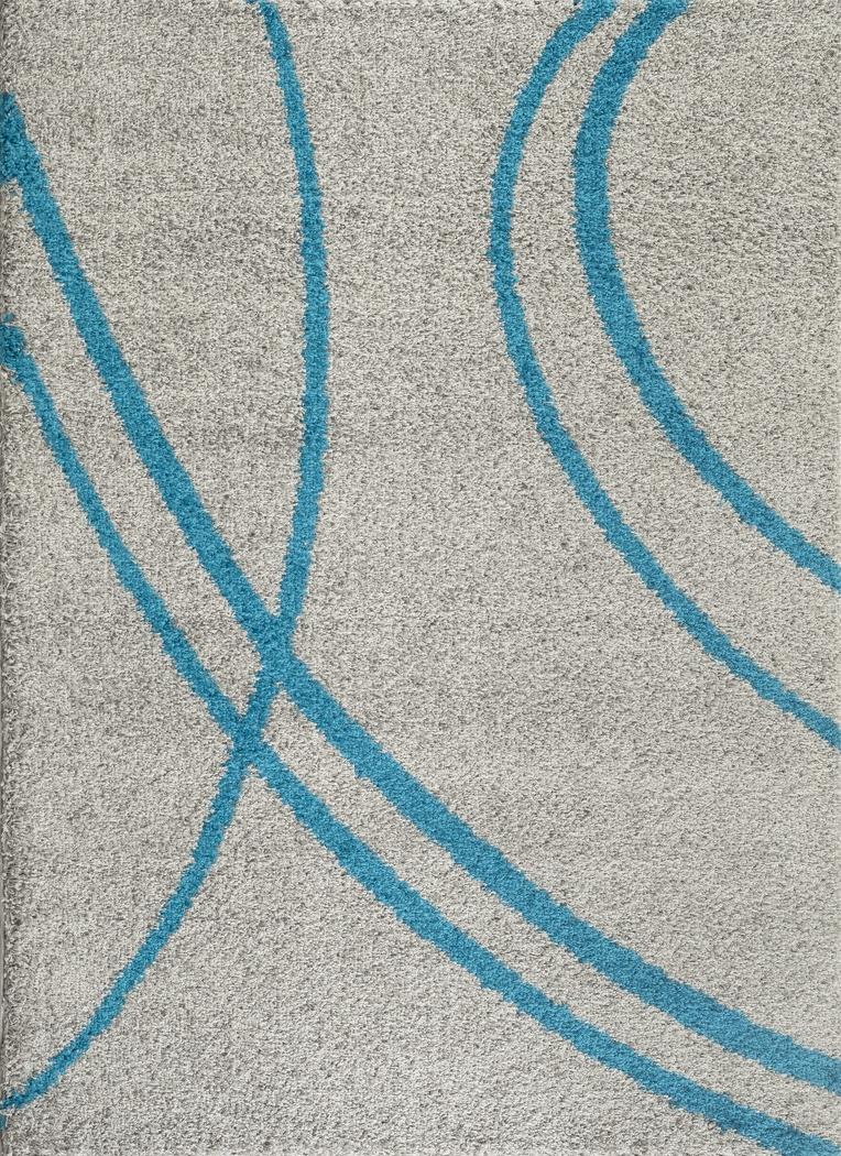 Sivia Turquoise 5'3 x 7'3 Rug - Thumbnail - Image 1