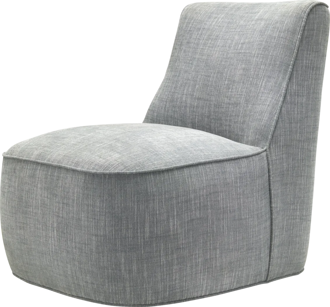 Siyanda Gray Accent Chair - Thumbnail - Image 1