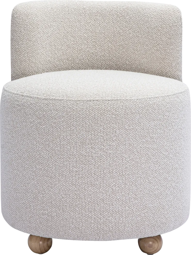 Siye Beige Desk Chair - Thumbnail - Image 4