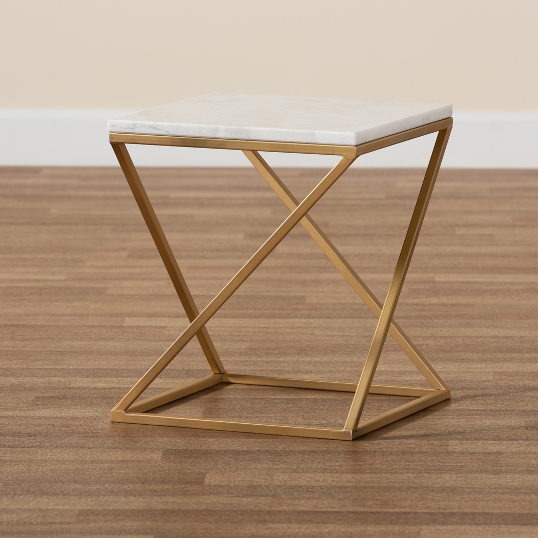 Sizemore White End Table - Thumbnail - Image 5