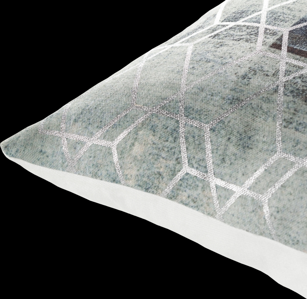 Skayla Silver Accent Pillow - Thumbnail - Image 3