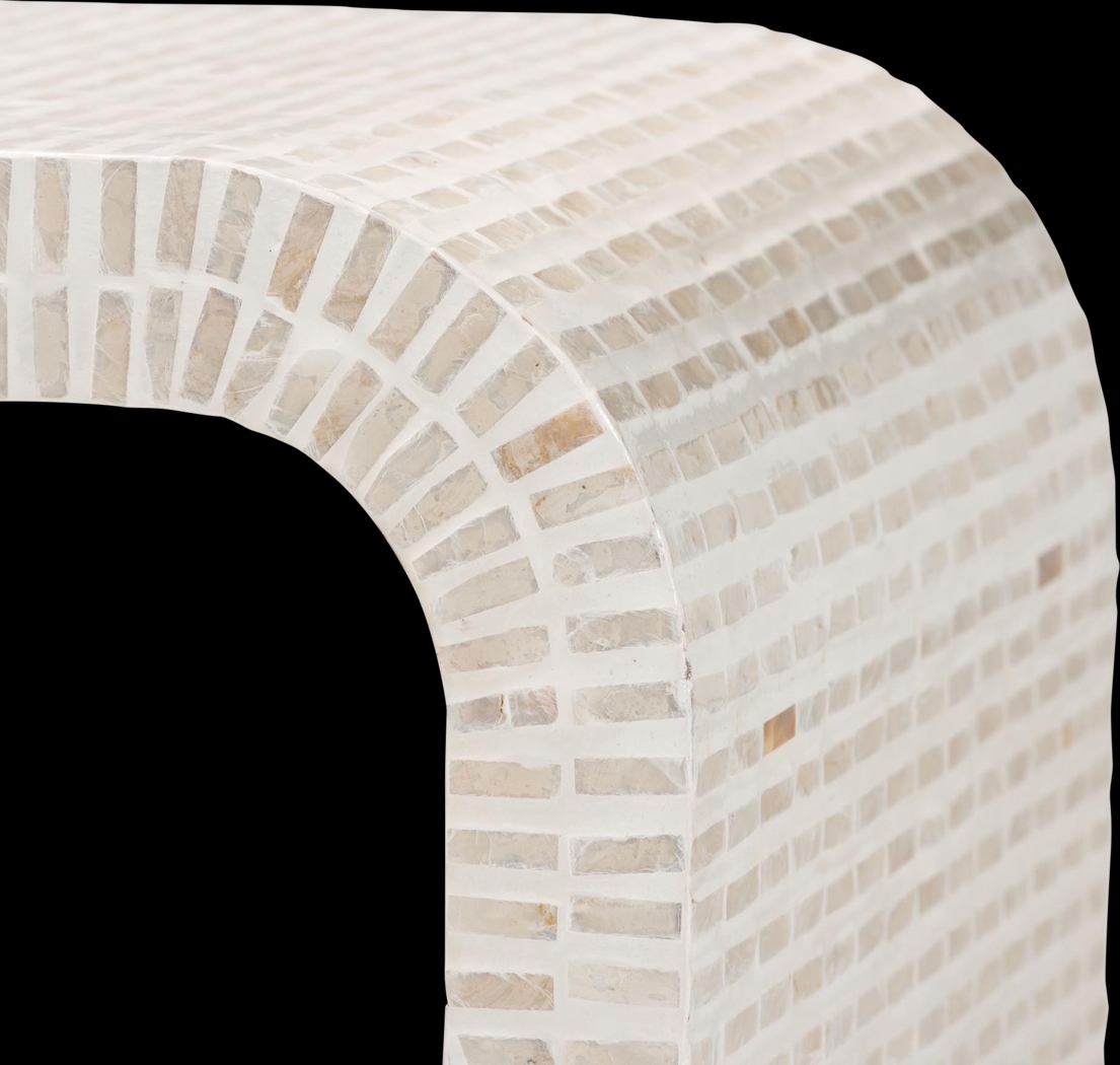 Skihi White End Table - Thumbnail - Image 5