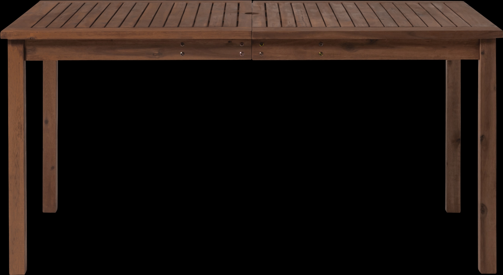 Skillman Dark Brown Outdoor Dining Table - Thumbnail - Image 7