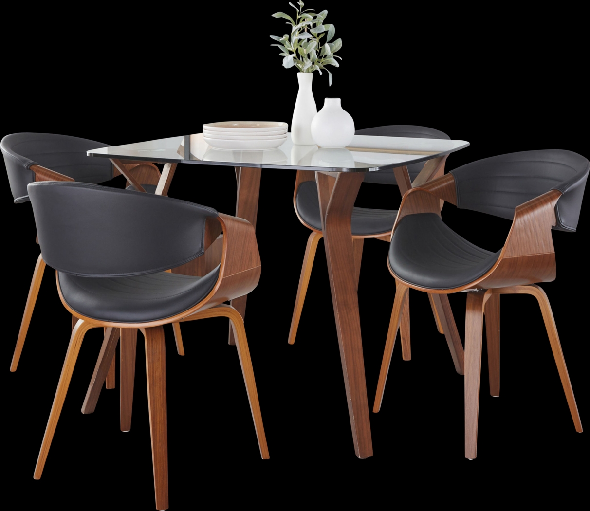 Skout Black 5 Pc Dining Set - Thumbnail - Image 4