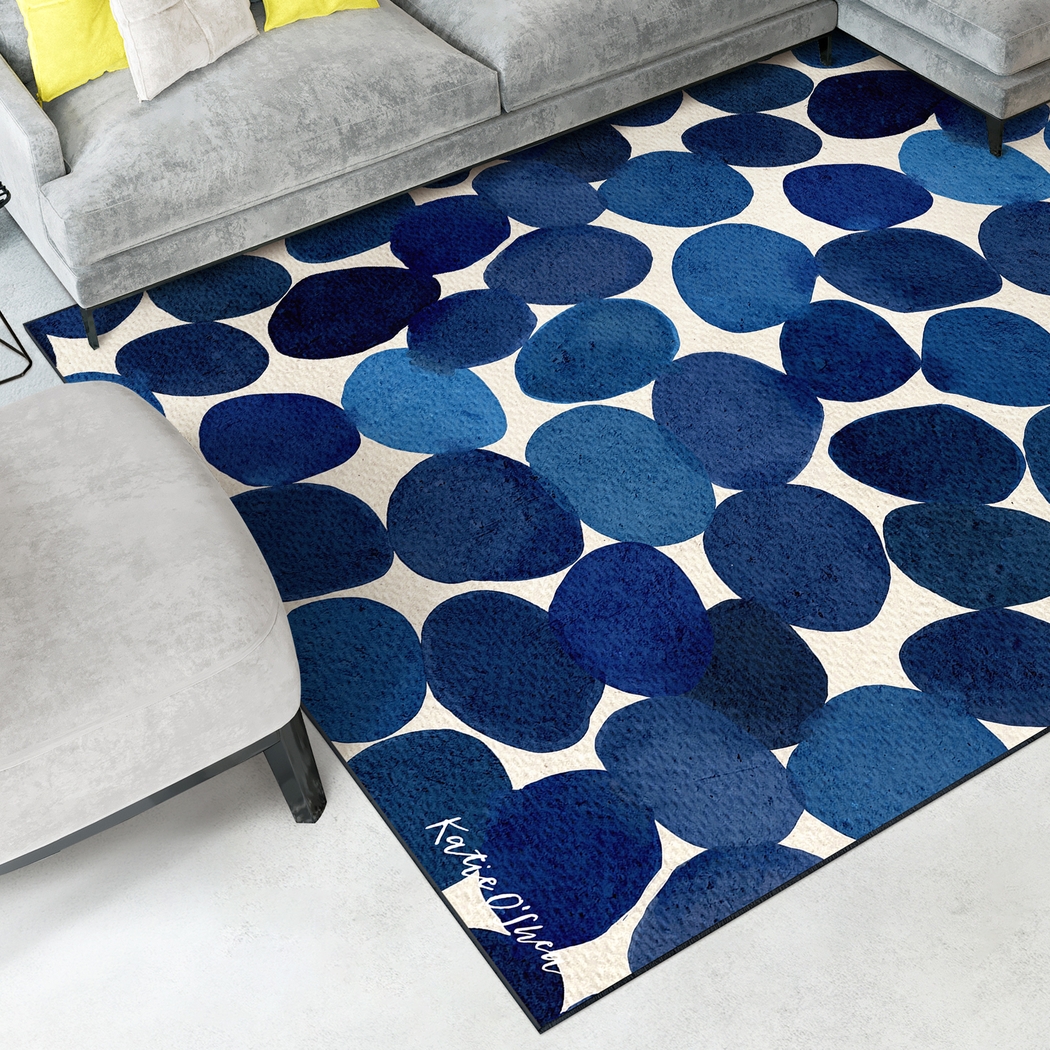 Skybloom Blue 7'7 x 10'5 Rug - Thumbnail - Image 3