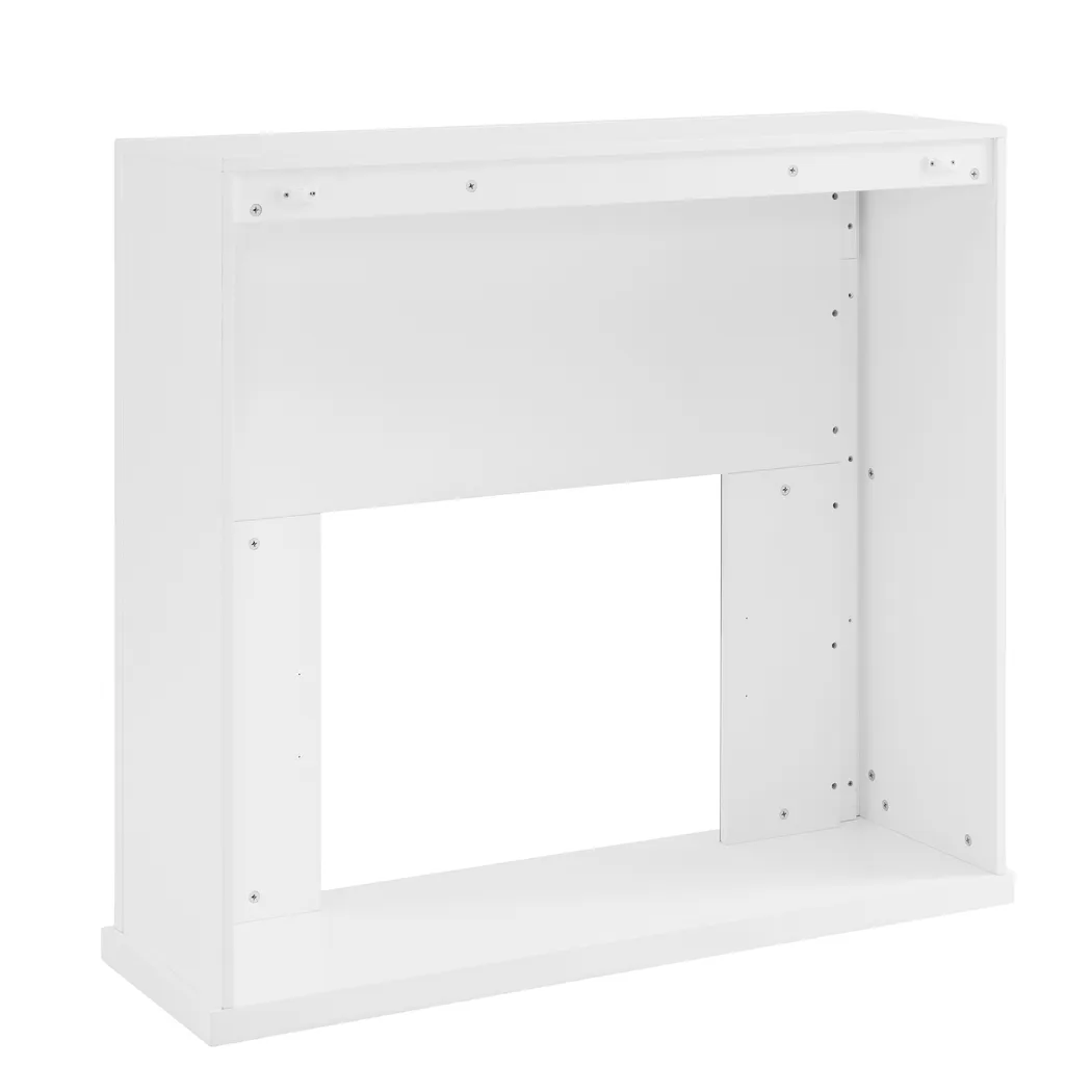 Skyflower II White 44 in. Console With Electric Log Fireplace - Image 5