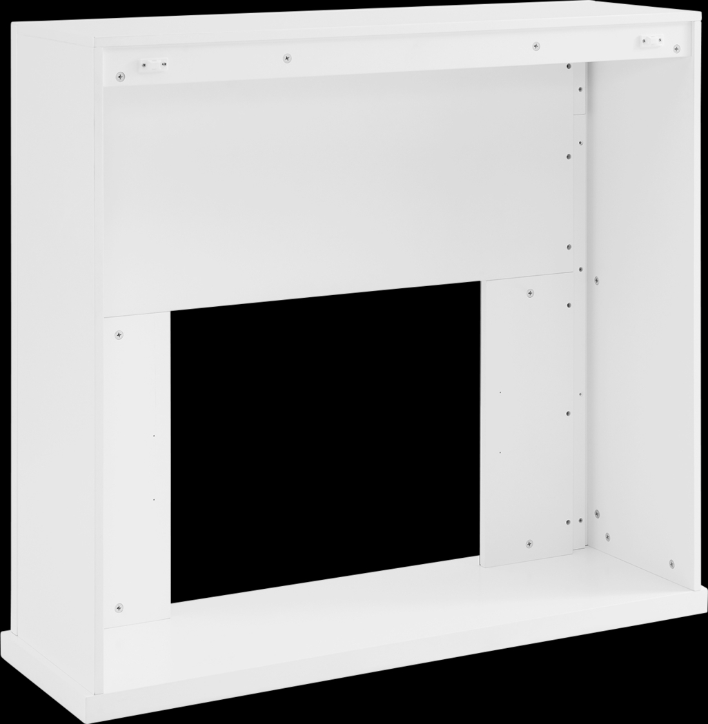 Skyflower IV White 44 in. Console With Touch Panel Electric Fireplace - Thumbnail - Image 2