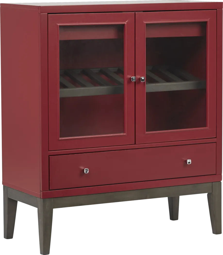 Skyler Crimson Wine Cabinet - Thumbnail - Image 1