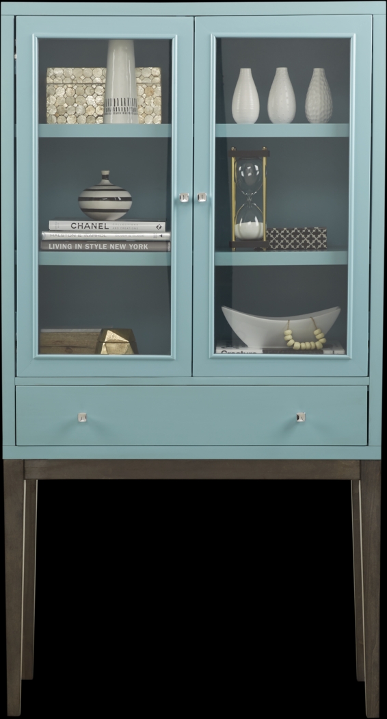 Skyler Spa Blue Display Cabinet - Thumbnail - Image 2