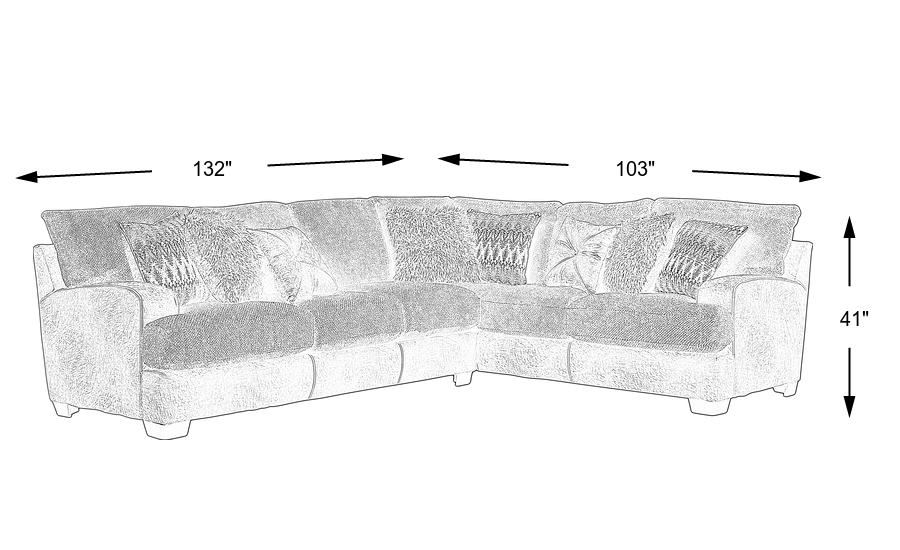 Dimension Image. Please refer to the Dimension Tab on this page for dimension details.