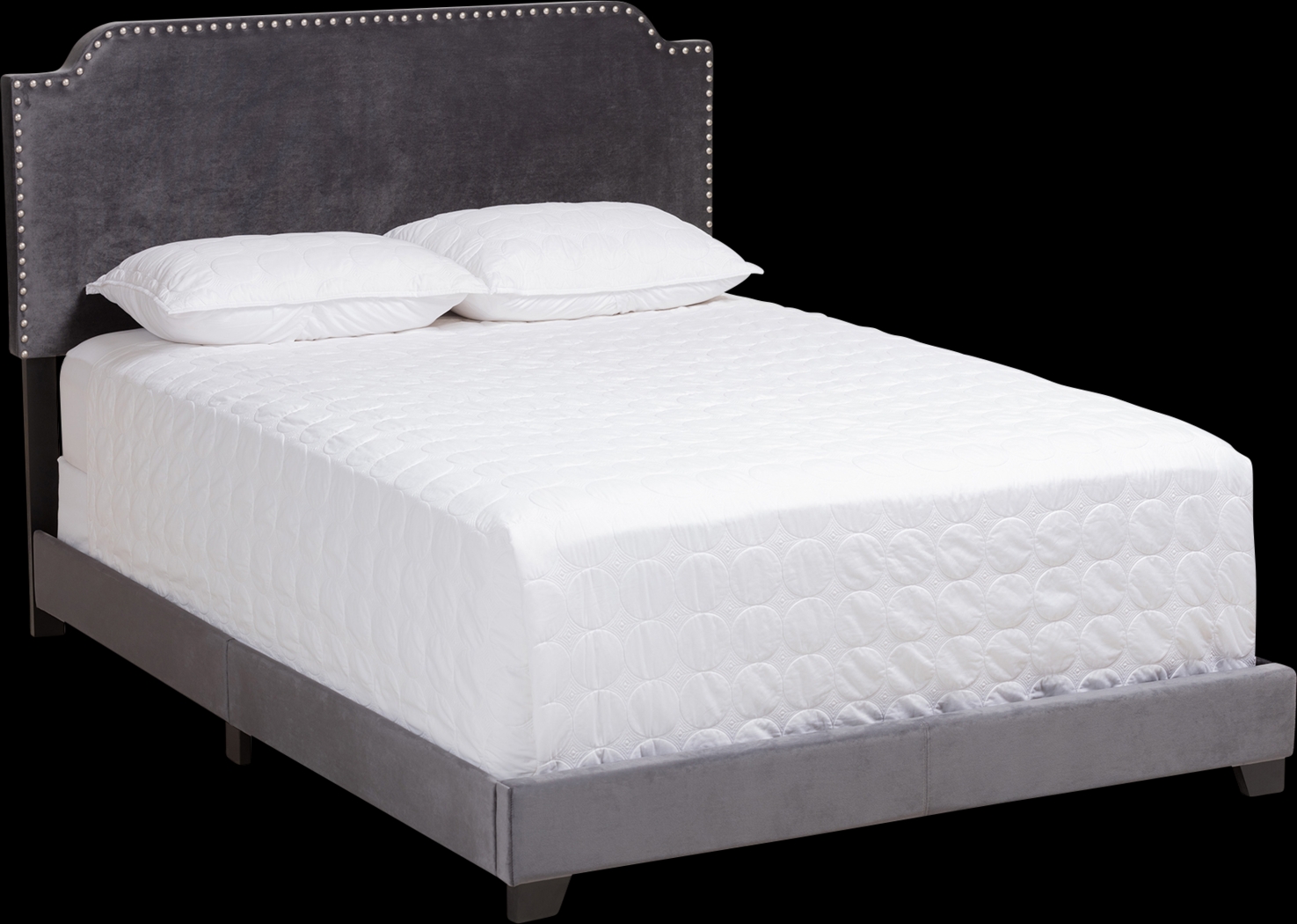Skylyn Dark Gray King Bed - Thumbnail - Image 1