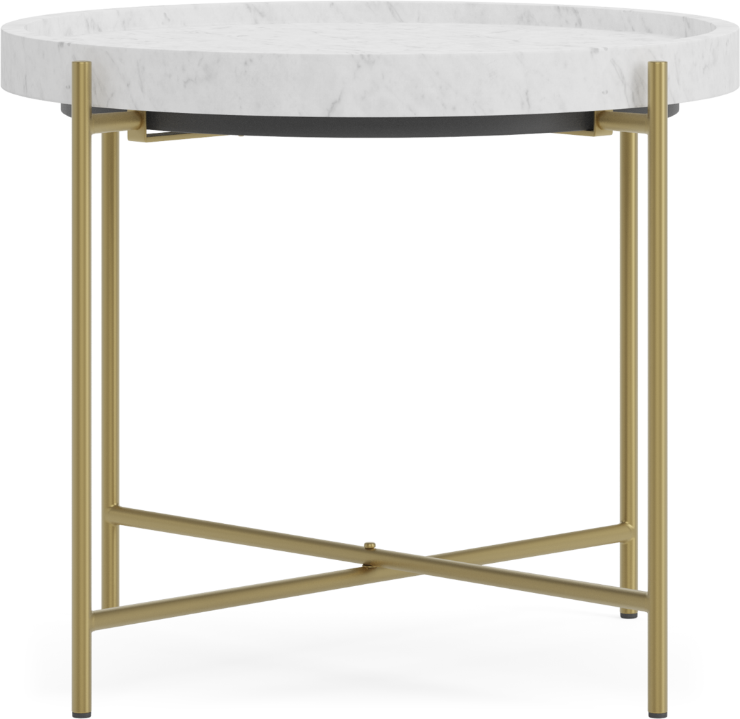 Slabtown Gold End Table - Thumbnail - Image 2