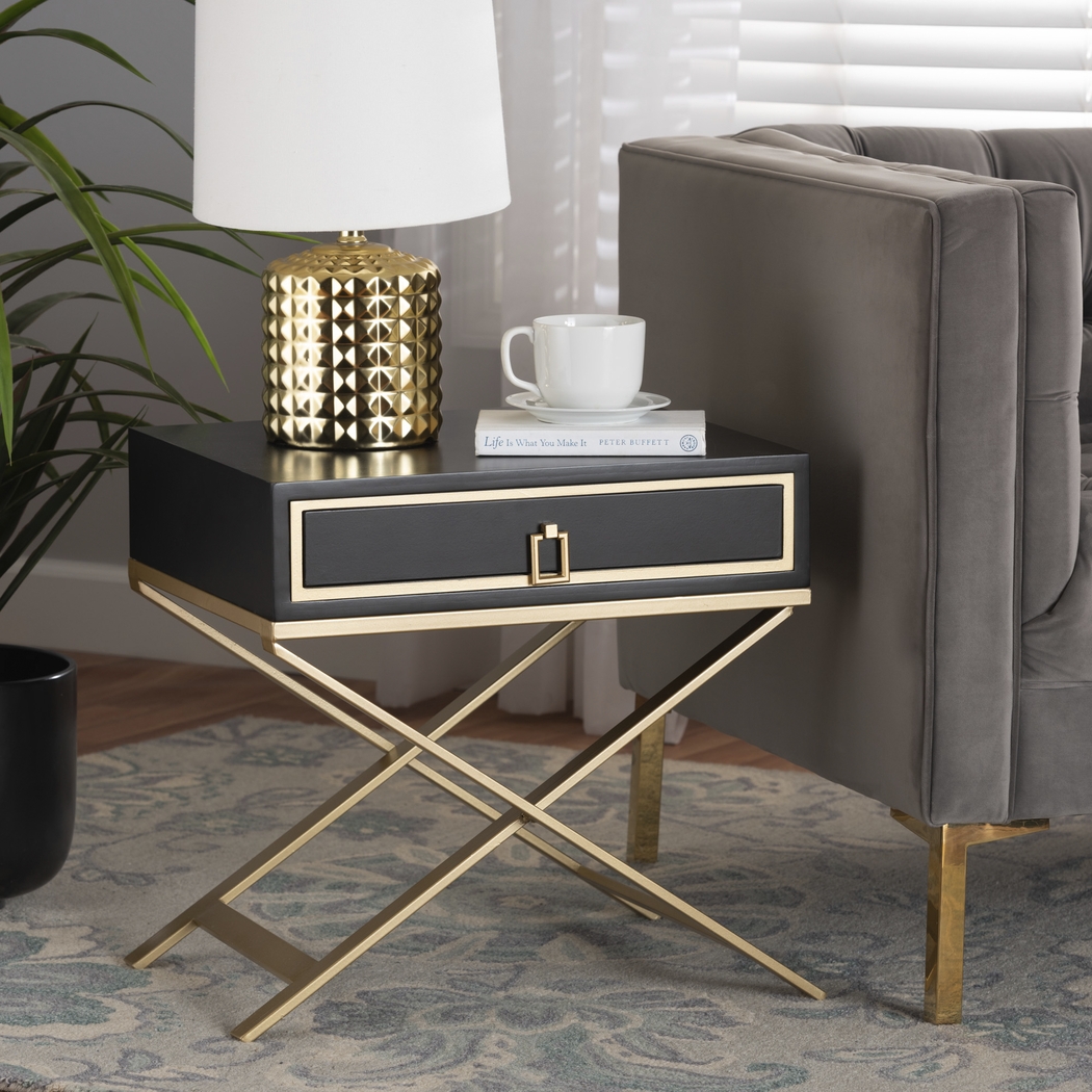Sladky Black End Table - Thumbnail - Image 2