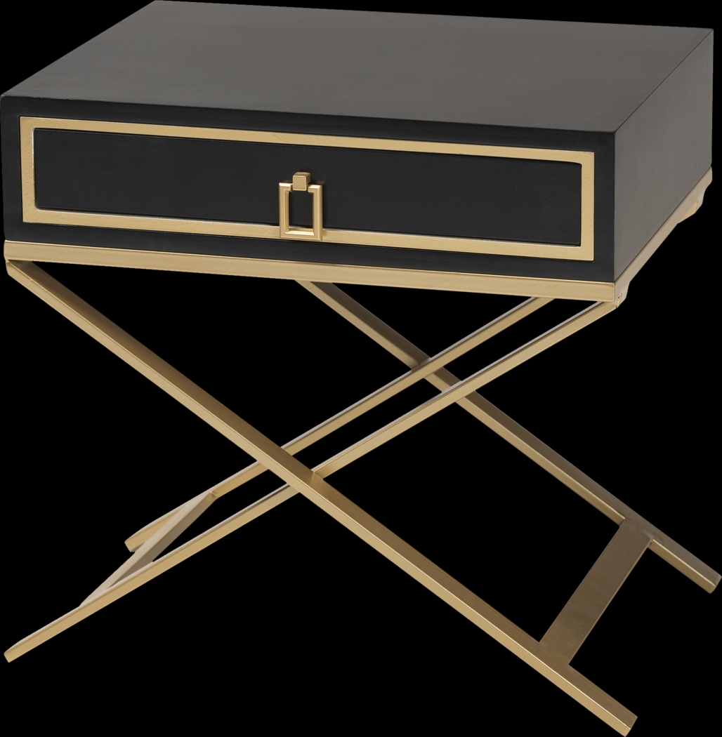 Sladky Black End Table - Thumbnail - Image 1