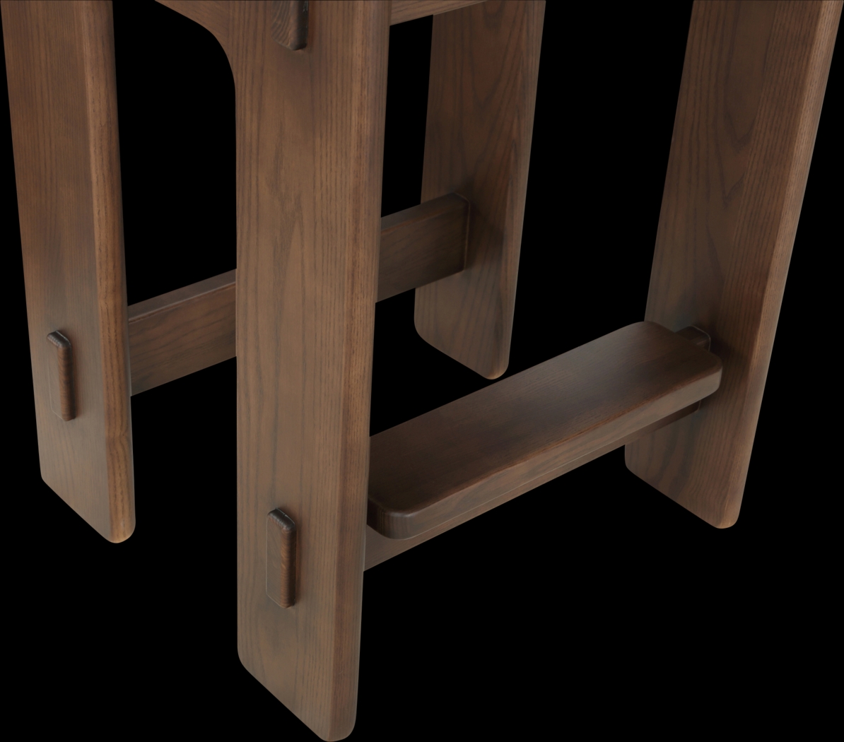 Slanad Brown Counter Height Stool - Thumbnail - Image 5