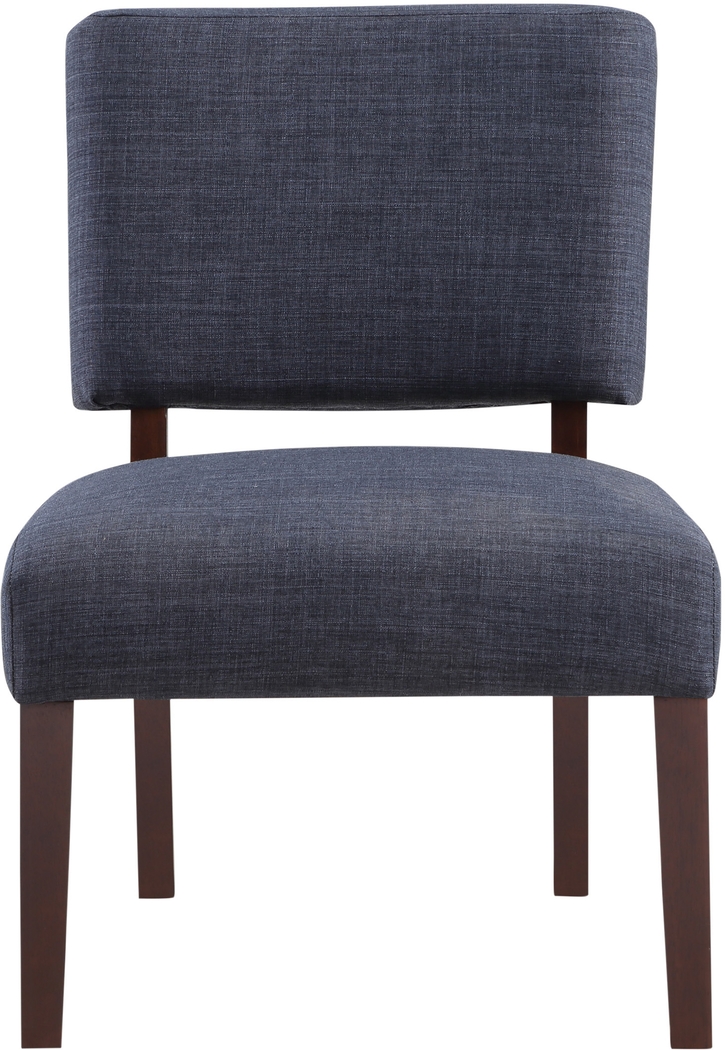 Slason Navy Dining Chair - Thumbnail - Image 3