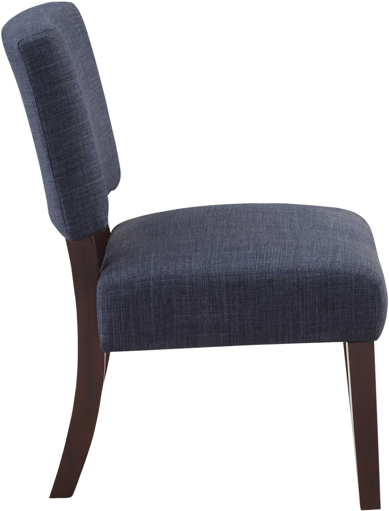 Slason Navy Dining Chair - Thumbnail - Image 4