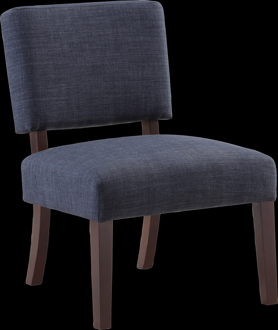 Slason Navy Dining Chair - Thumbnail - Image 1