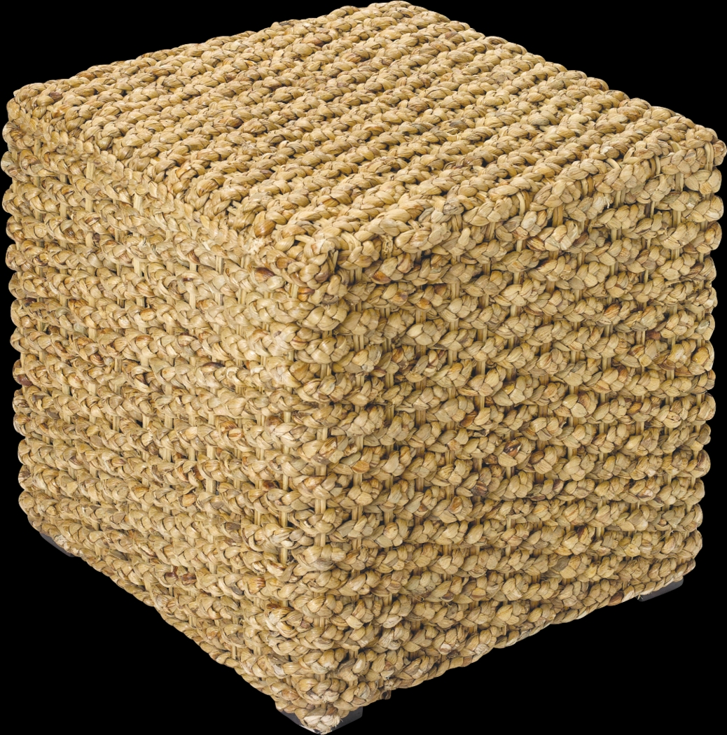 Slayton Natural Pouf - Thumbnail - Image 1