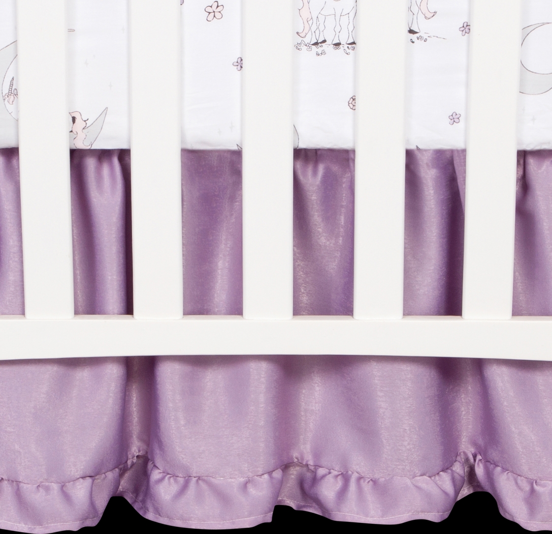 Sleepy Unicorn Lilac 3 Pc Baby Bedding Set - Thumbnail - Image 6