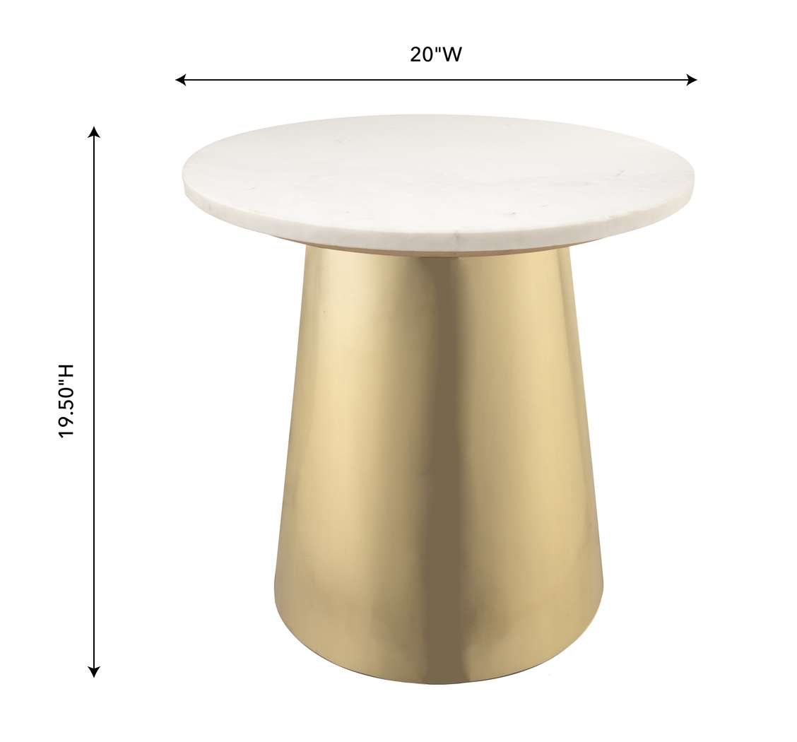 Sleken Gold End Table - Thumbnail - Image 5