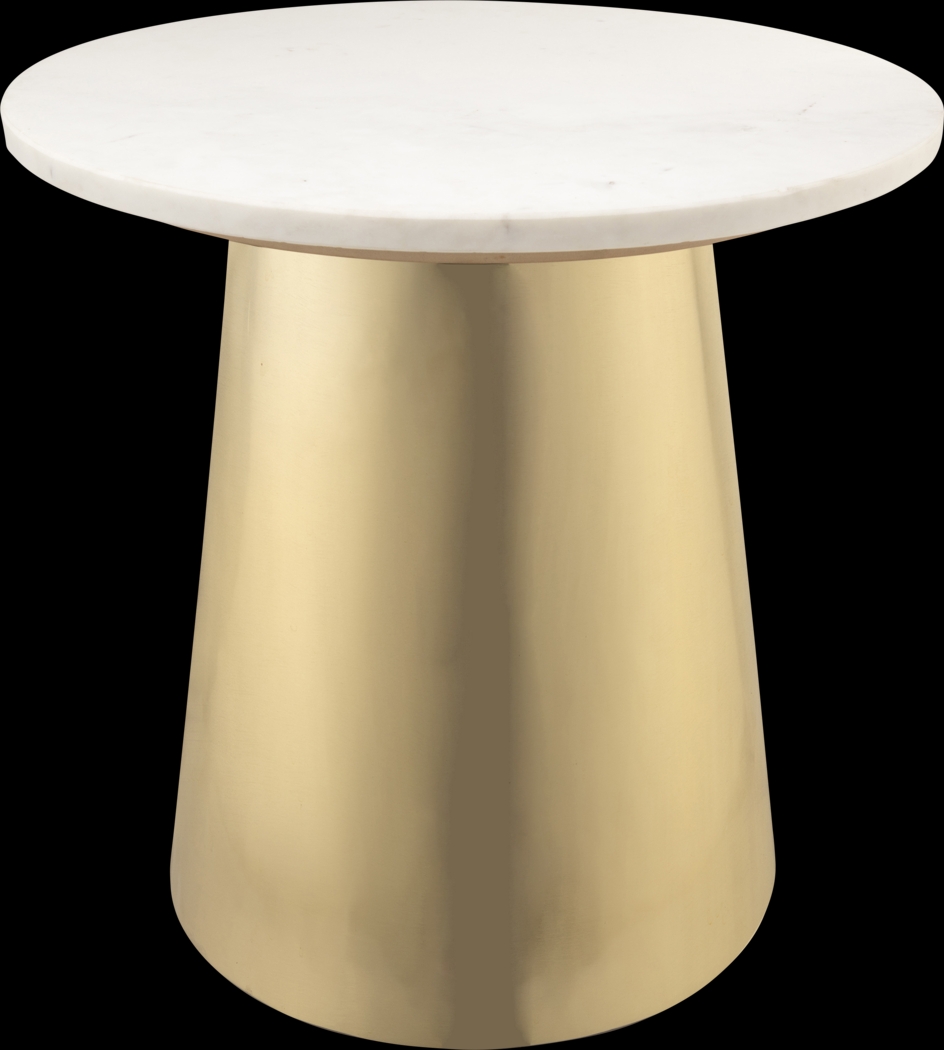 Sleken Gold End Table - Thumbnail - Image 1