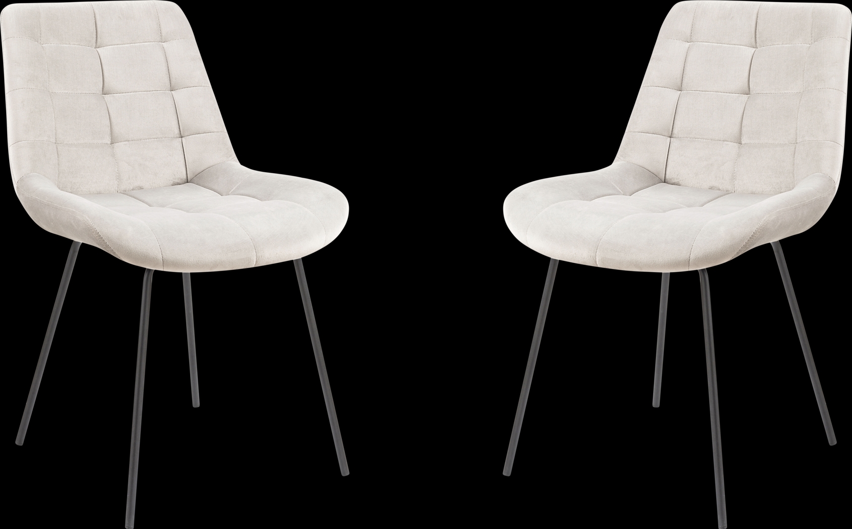 Sligo Gray Side Chair, Set of 2 - Thumbnail - Image 1