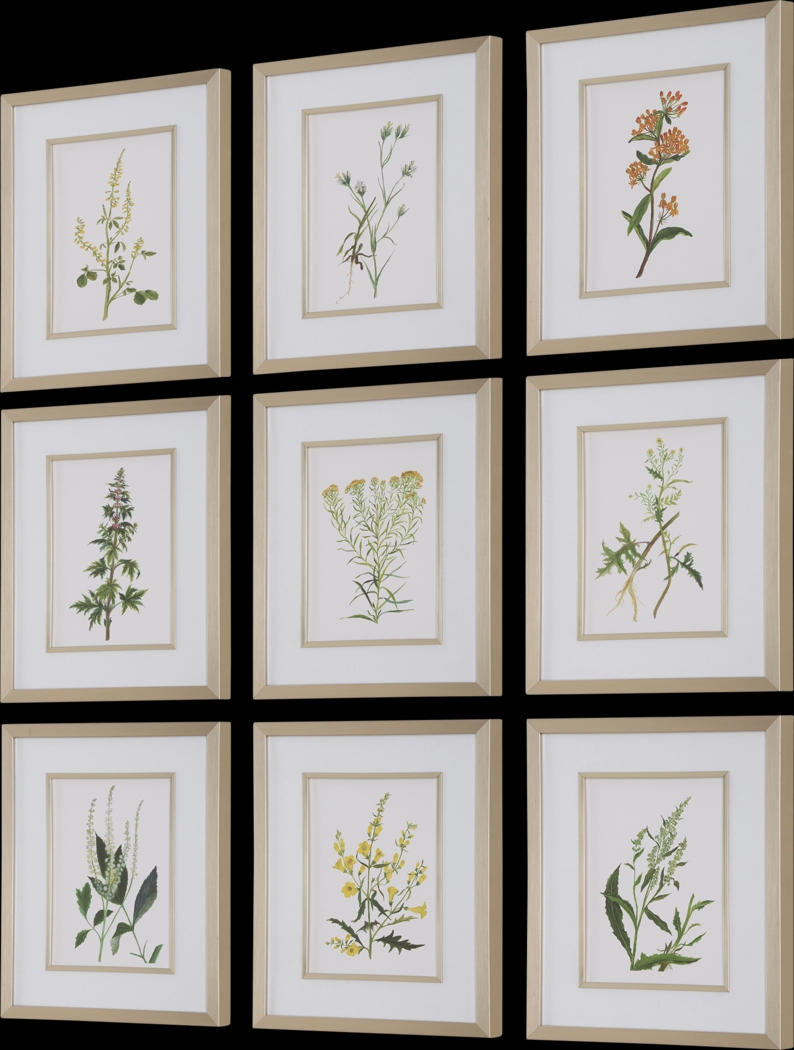 Sliux Champagne Wall Art, Set of 9 - Thumbnail - Image 4