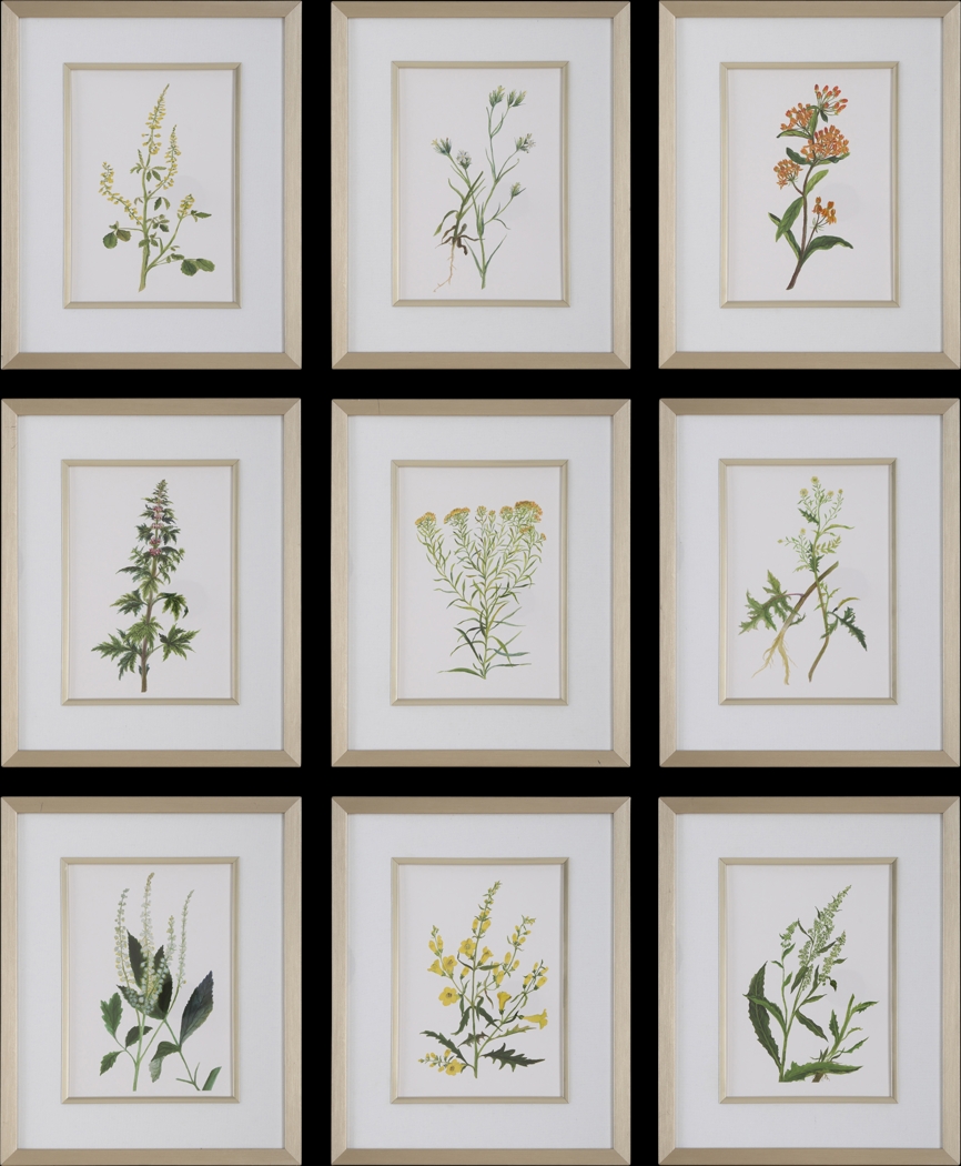 Sliux Champagne Wall Art, Set of 9 - Thumbnail - Image 1