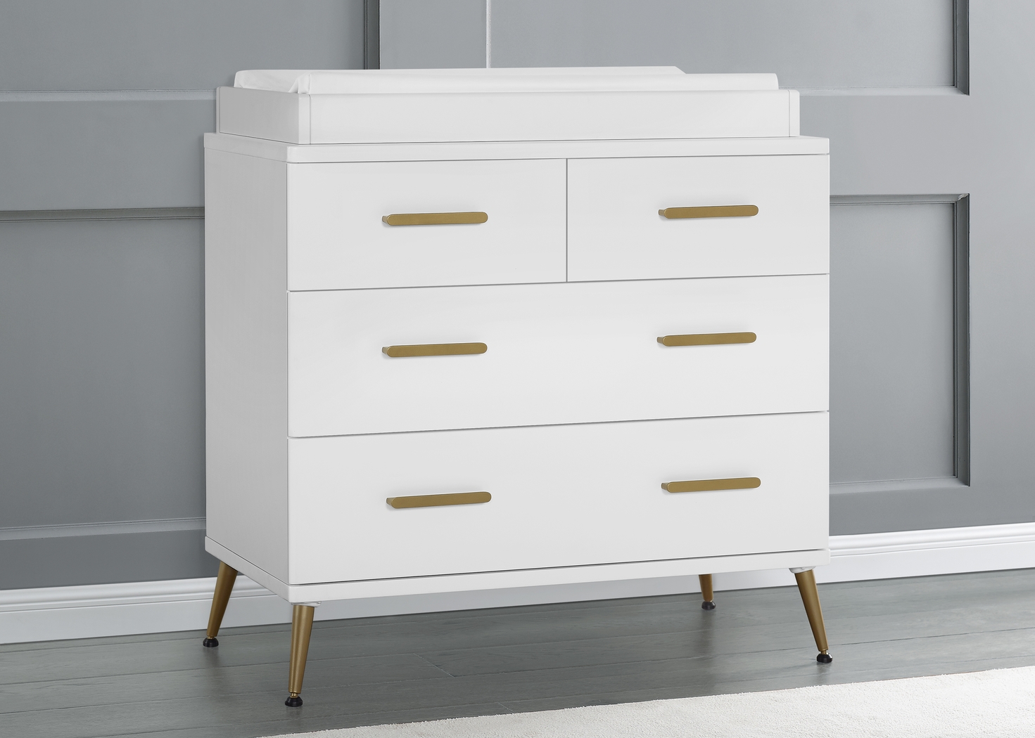 Kids Sloane White Dresser - Thumbnail - Image 2