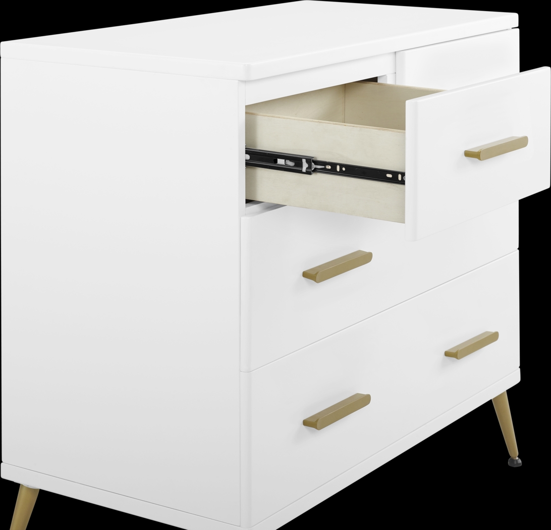 Kids Sloane White Dresser - Thumbnail - Image 4
