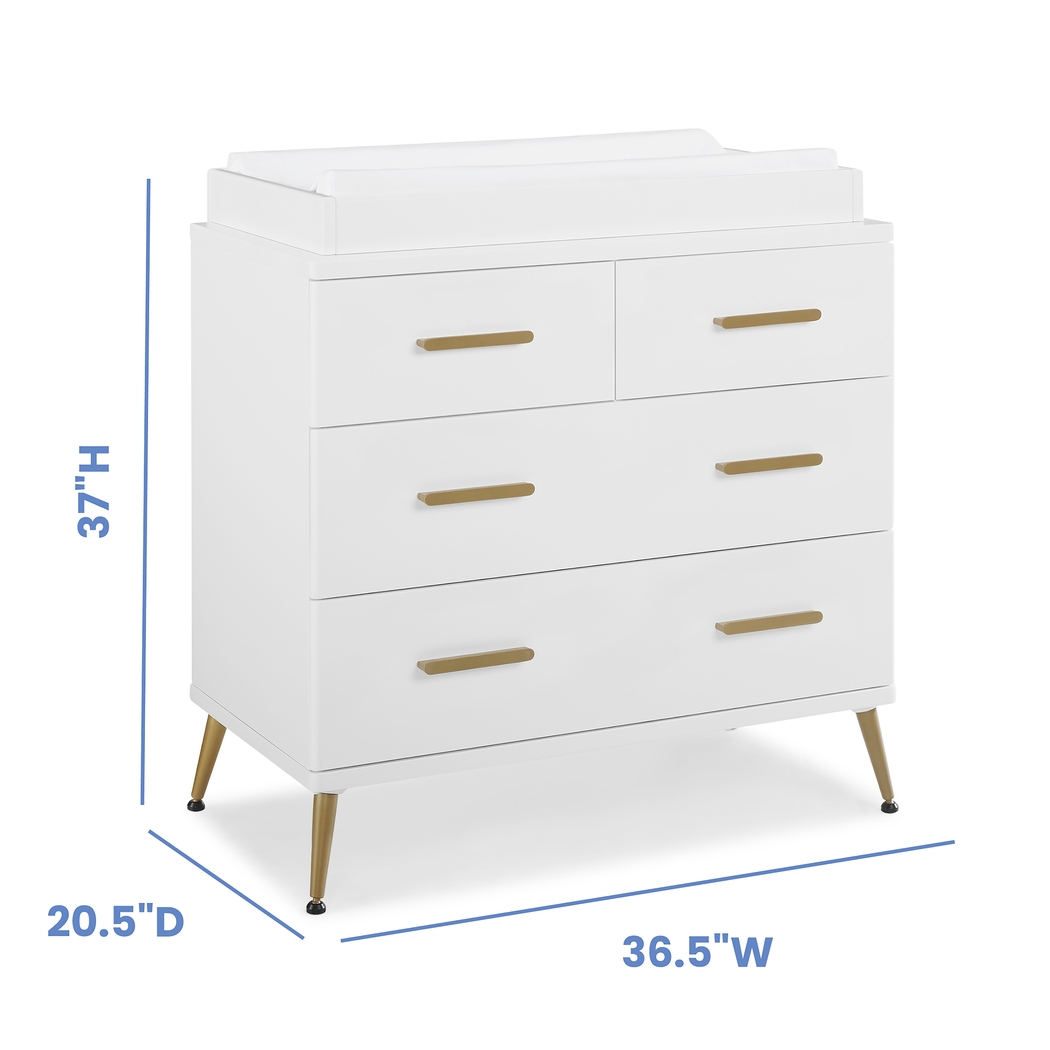 Kids Sloane White Dresser - Thumbnail - Image 6