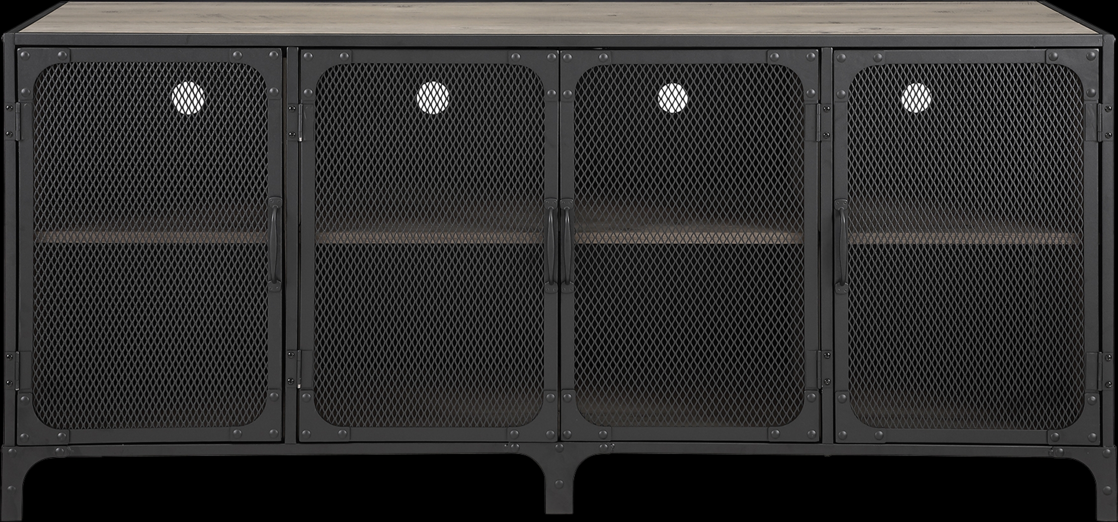 Slopeside Gray 60 in. Console - Thumbnail - Image 2