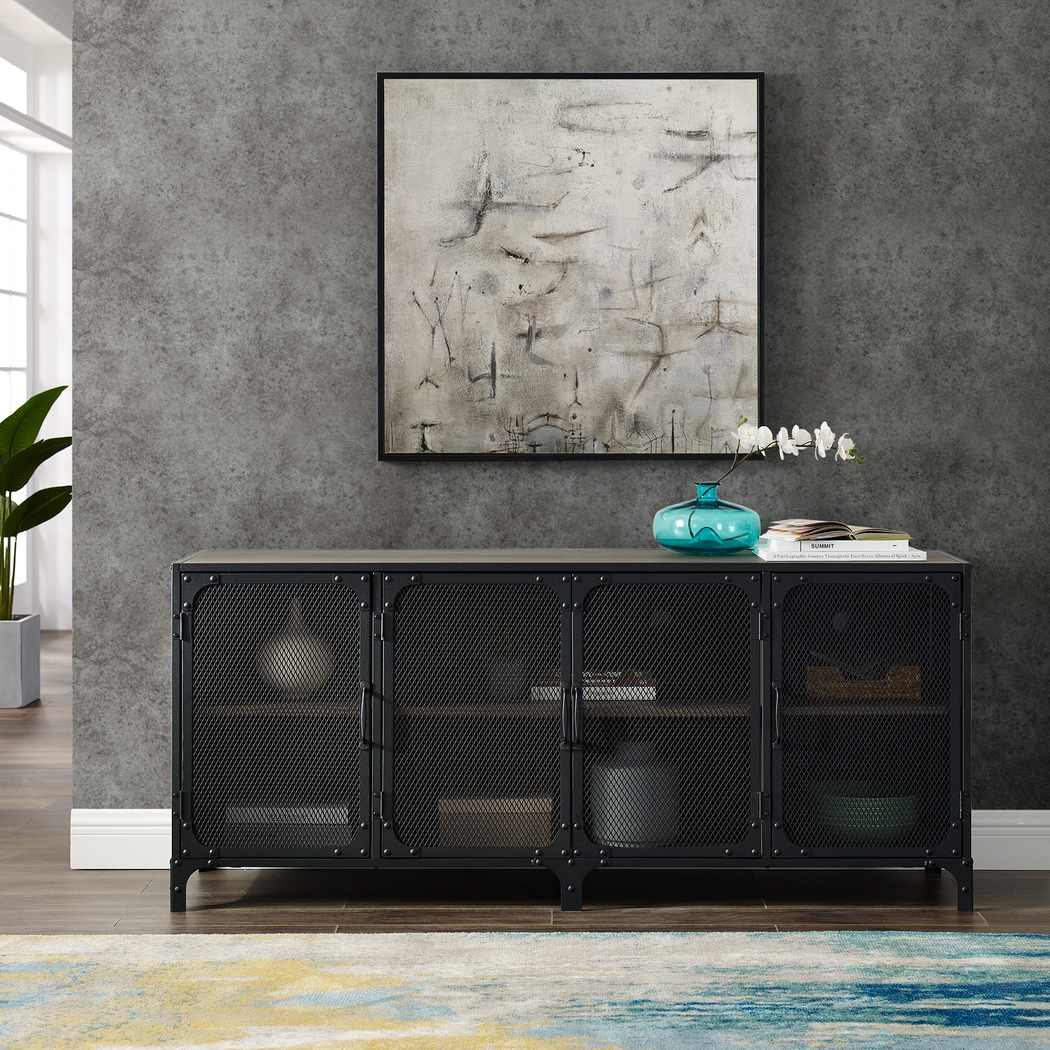 Slopeside Gray 60 in. Console - Thumbnail - Image 4