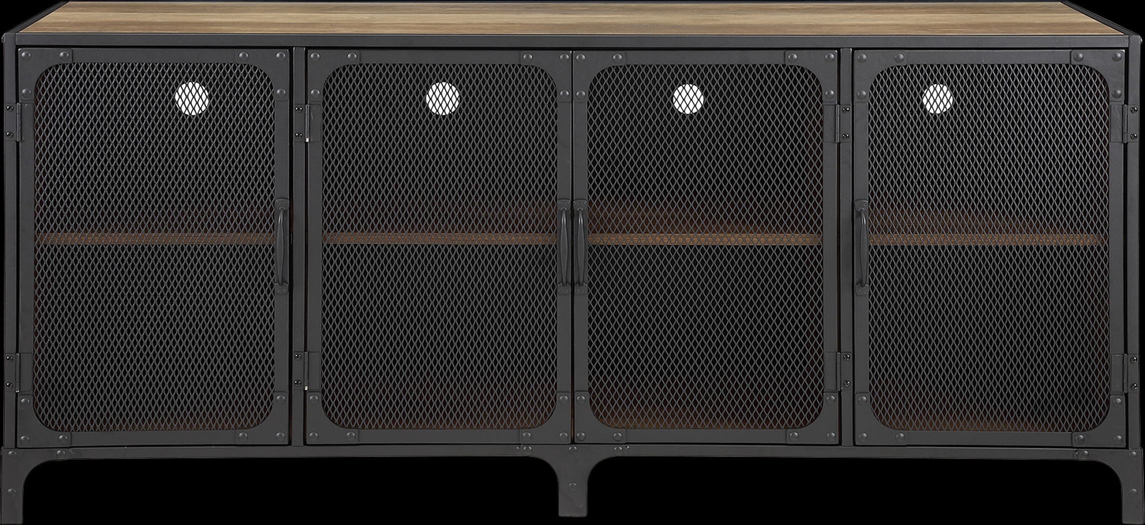 Slopeside Oak 60 in. Console - Thumbnail - Image 2