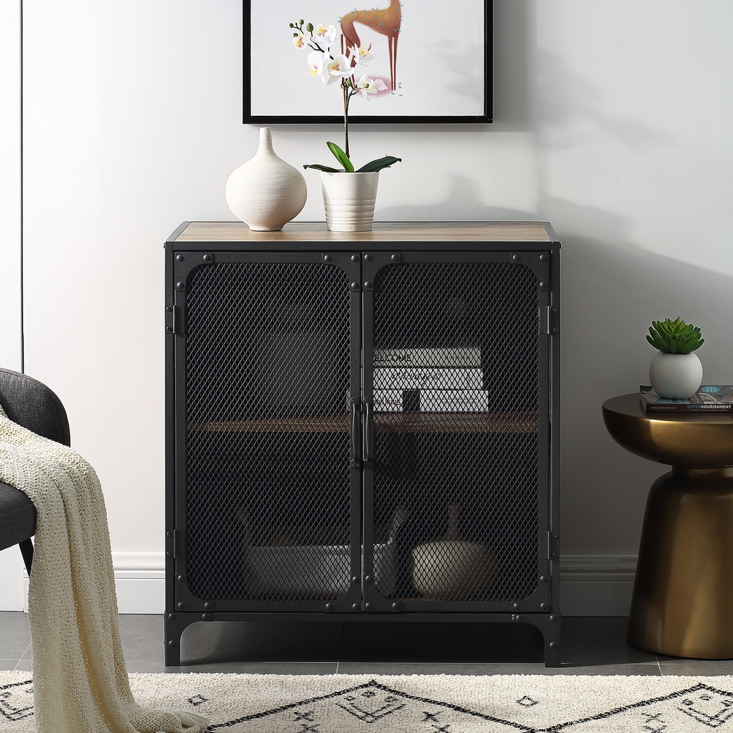 Slopeside Oak Accent Cabinet - Thumbnail - Image 4