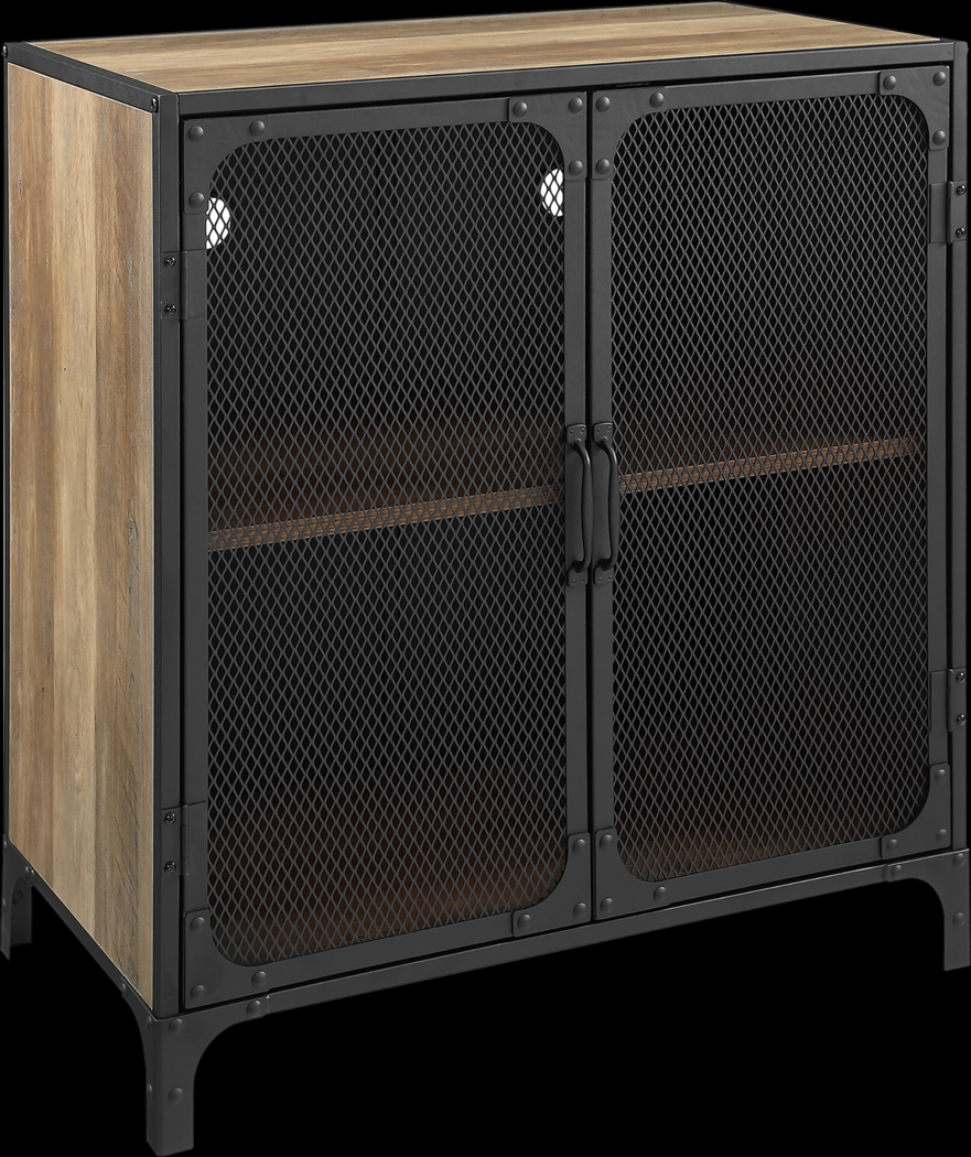 Slopeside Oak Accent Cabinet - Thumbnail - Image 1