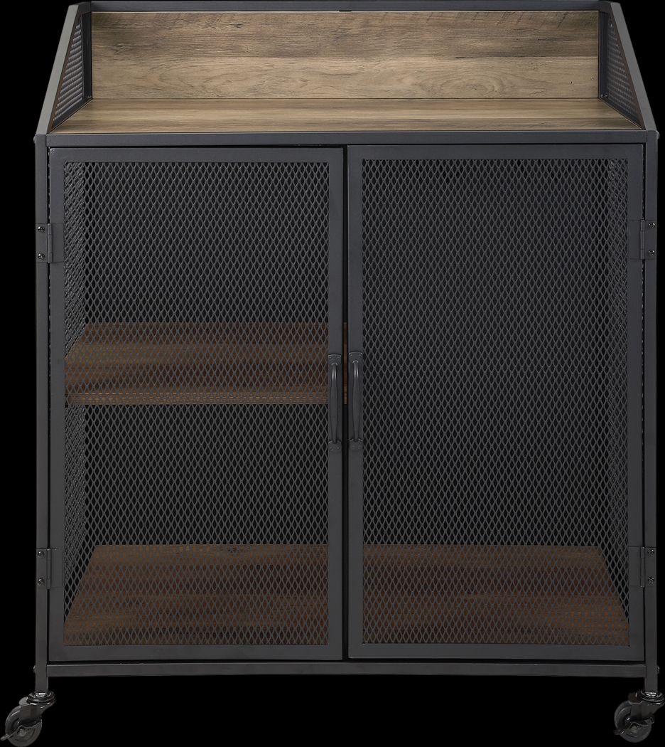 Slopeside Oak Bar Cart - Thumbnail - Image 2