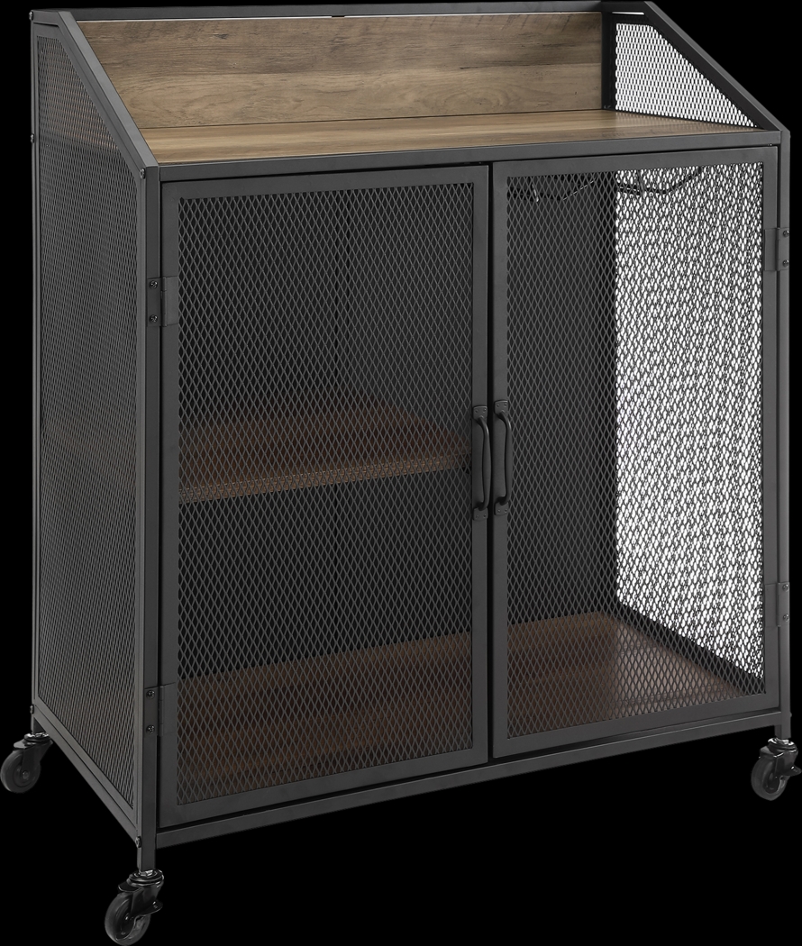 Slopeside Oak Bar Cart - Thumbnail - Image 1