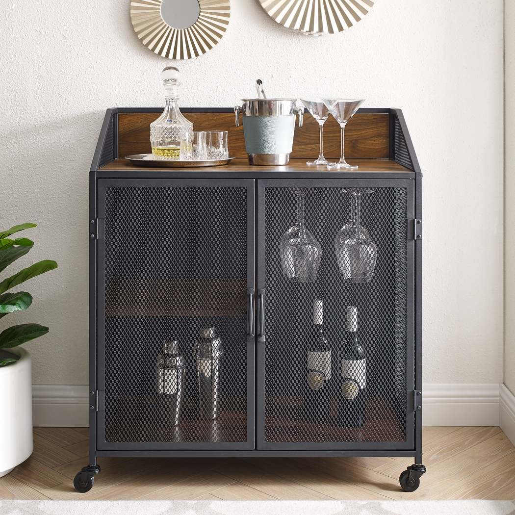 Slopeside Walnut Barcart - Thumbnail - Image 4