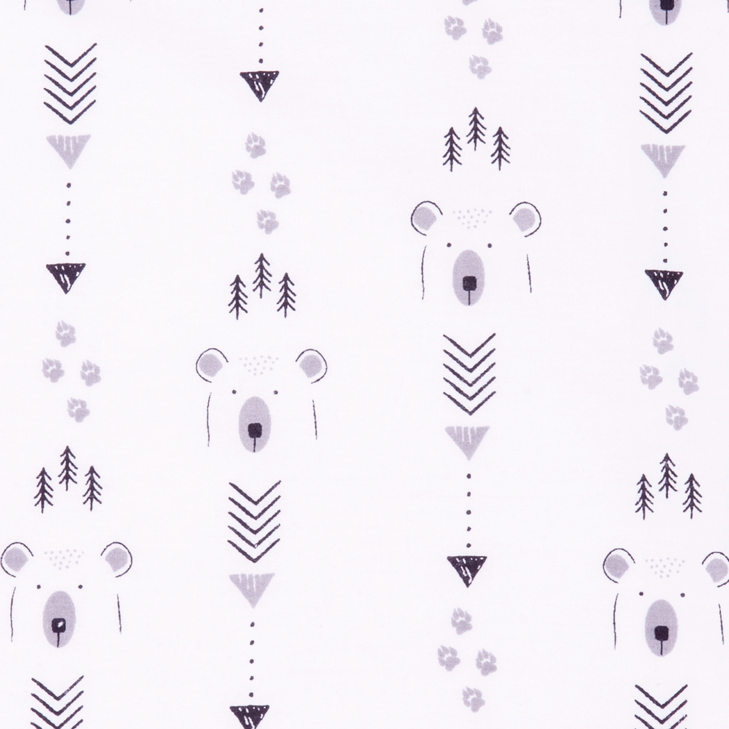 Slumbering Bear Red 3 Pc Baby Bedding Set - Thumbnail - Image 6