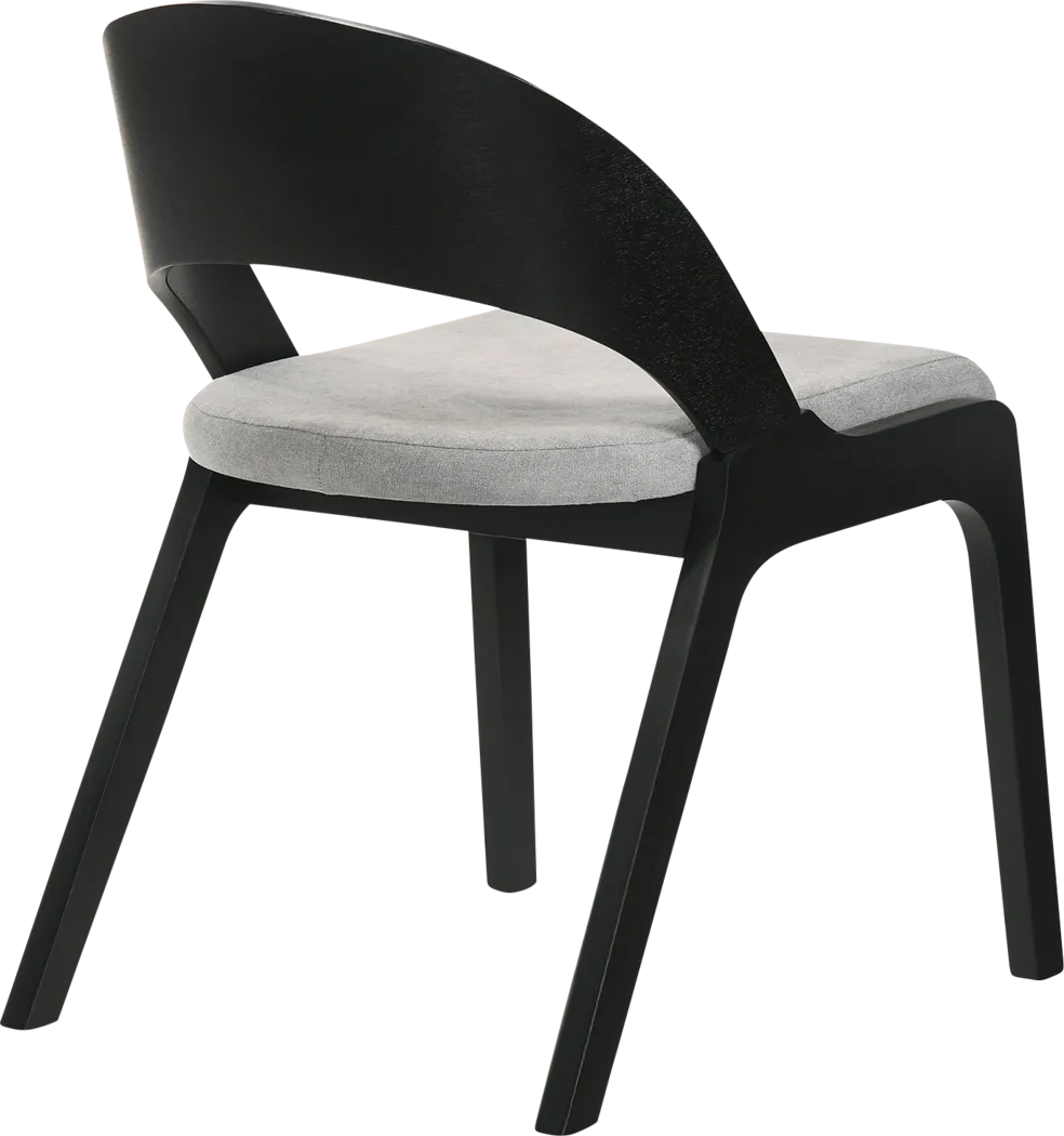 Smabet Black Dining Chair, Set of 2 - Thumbnail - Image 3