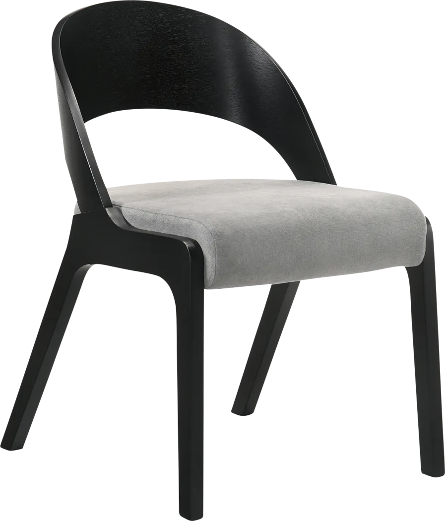 Smabet Black Dining Chair, Set of 2 - Thumbnail - Image 5