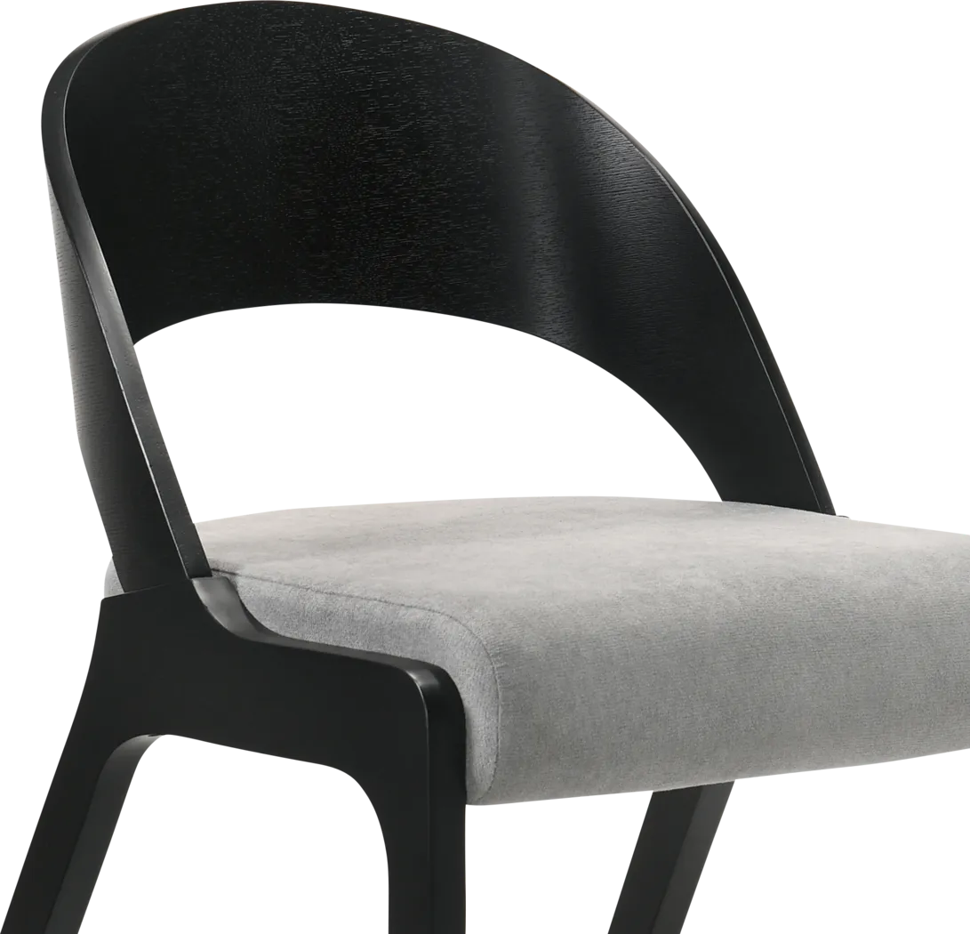Smabet Black Dining Chair, Set of 2 - Thumbnail - Image 6