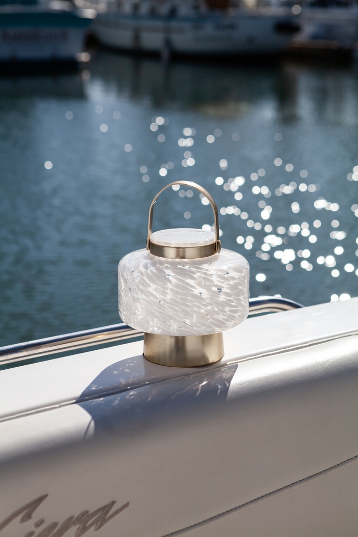 Smay Avenue Indoor/Outdoor White Rechargeable Lantern - Thumbnail - Image 6