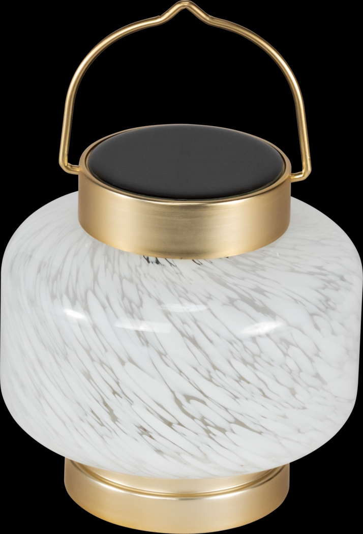 Smay Avenue Outdoor White Solar Lantern - Thumbnail - Image 8