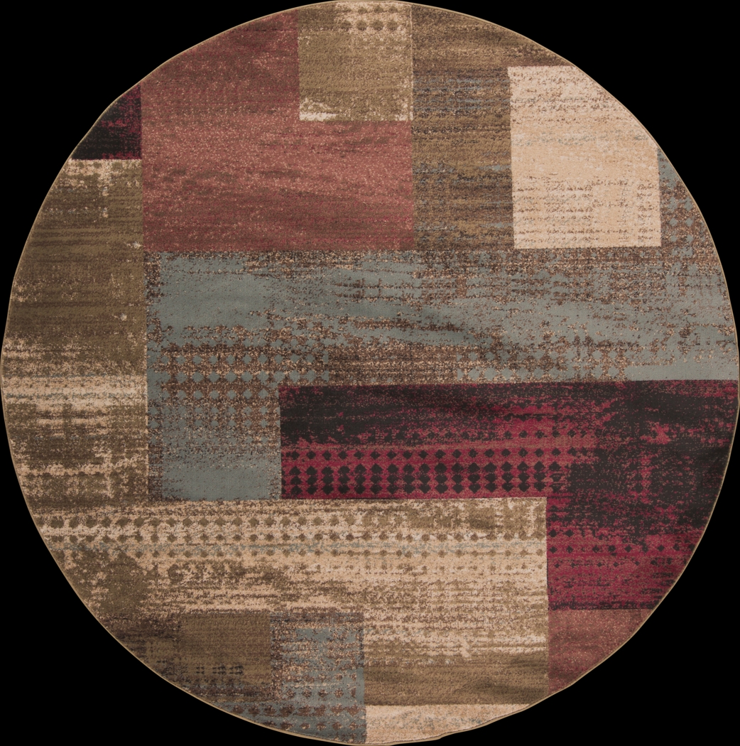 Smilax I Red 7'10 Round Rug - Thumbnail - Image 1