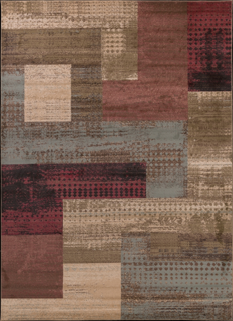 Smilax I Red 7'10 x 10'10 Rug - Thumbnail - Image 1