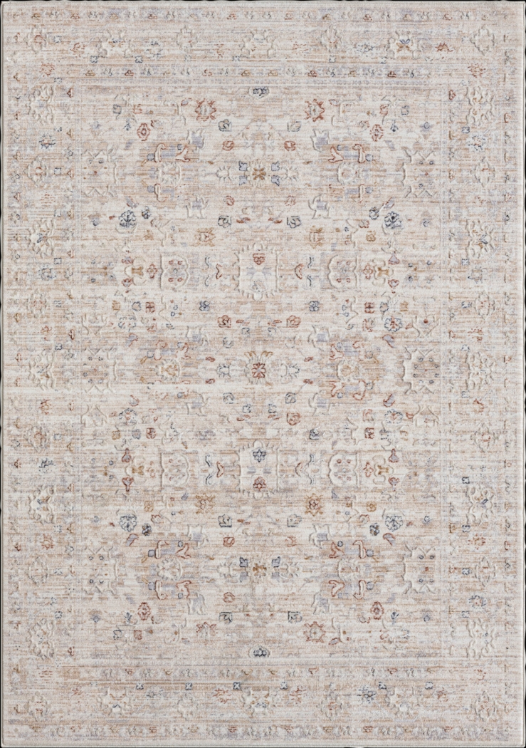 Sminola Beige 4' x 6' Rug - Thumbnail - Image 1