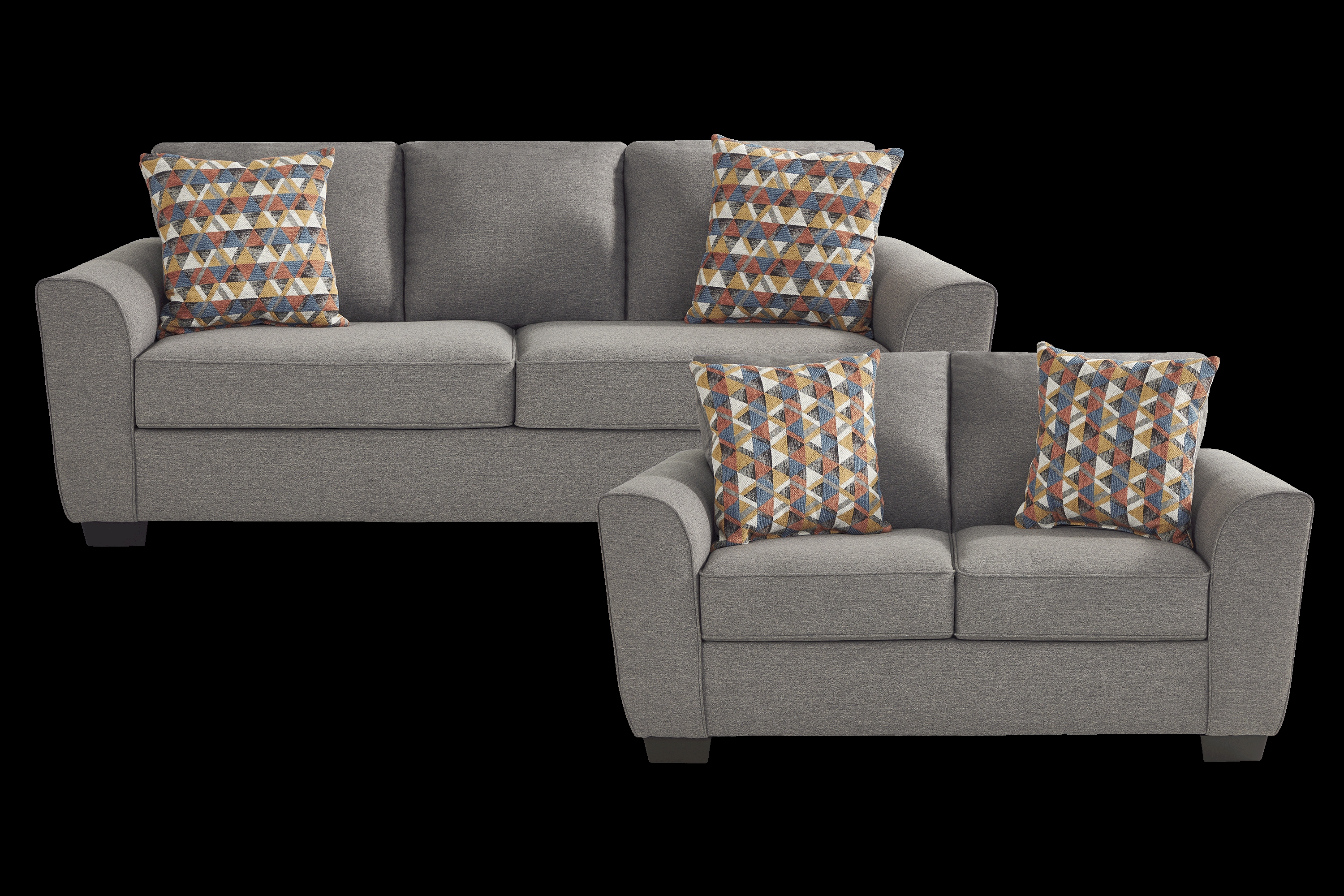 Smithfield Gray 2 Pc Living Room - Thumbnail - Image 1